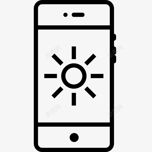 亮度阳光闪耀图标svg_新图网 https://ixintu.com 亮度 对比度 早晨 照明显示 用户界面 白天 移动 移动和服务第二卷 闪光灯 闪耀 阳光