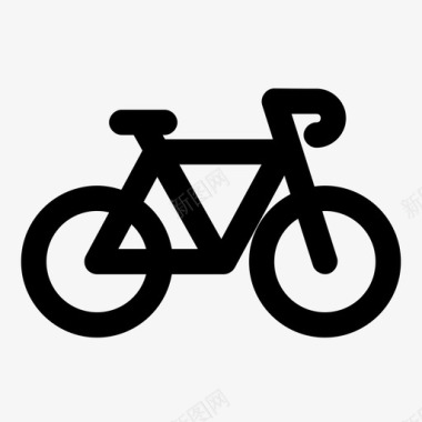 自行车很好的自行车两轮图标图标