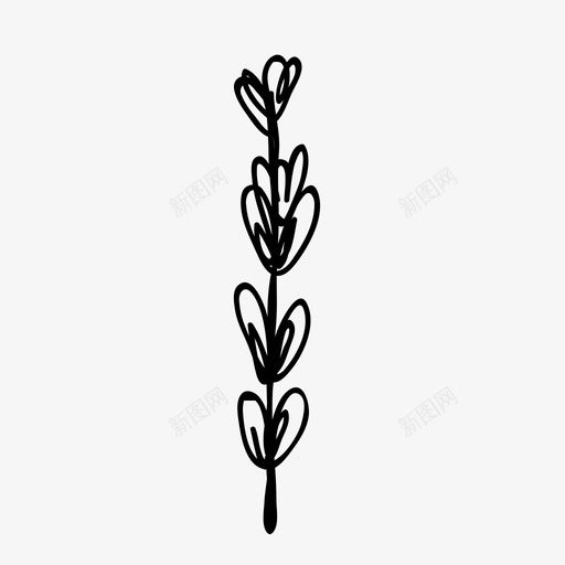 花绘画水果图标svg_新图网 https://ixintu.com 叶 有机 树 植物 水果 绘画 绿色 花 茎
