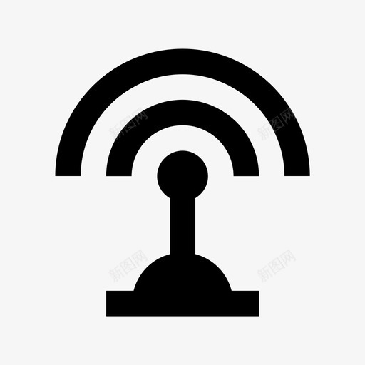 wifi区域移动和智能设备材料标图标svg_新图网 https://ixintu.com wifi区域 移动和智能设备材料设计图标