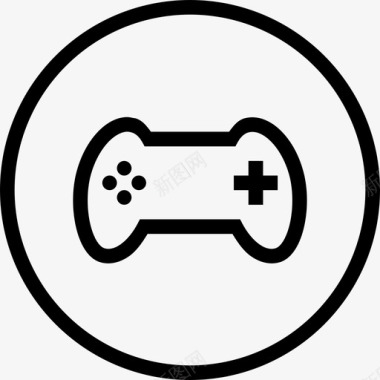 gamepad视频游戏电视图标图标