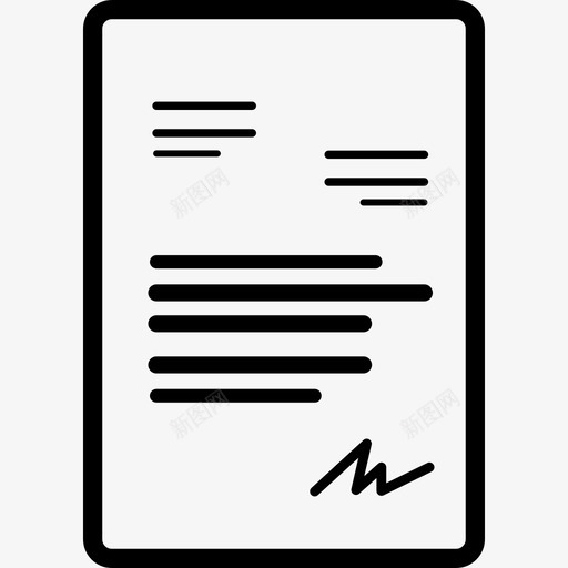 求职信开头签名图标svg_新图网 https://ixintu.com 信息 分析 图形 工作 工作文件 开头 求职信 点击 签名 纸张