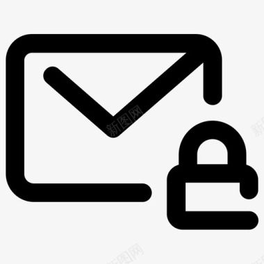 私人电子邮件信件图标图标