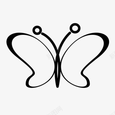 蝴蝶蛹自然图标图标