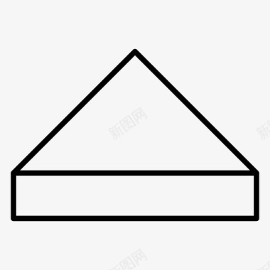 三角棱镜技术图纸分光图标图标