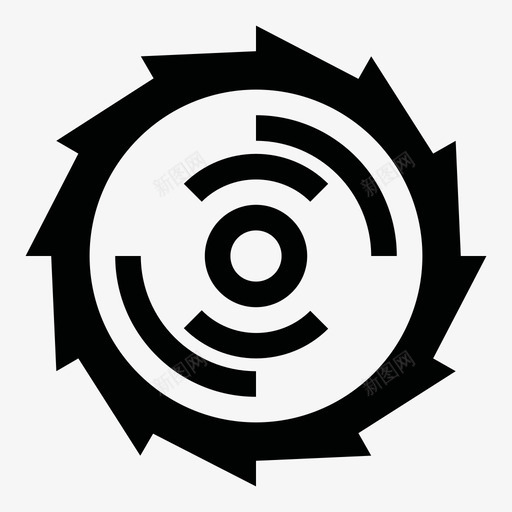 圆锯锯片圆锯片图标svg_新图网 https://ixintu.com 切割 圆锯 圆锯片 工具 旋转 锯片 齿