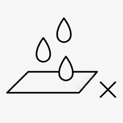 疏水防水材料疏水材料非多孔图标高清图片