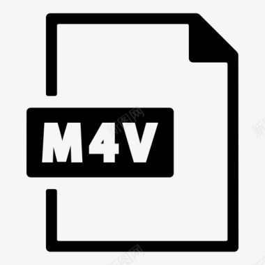 m4v文件无保留图标图标