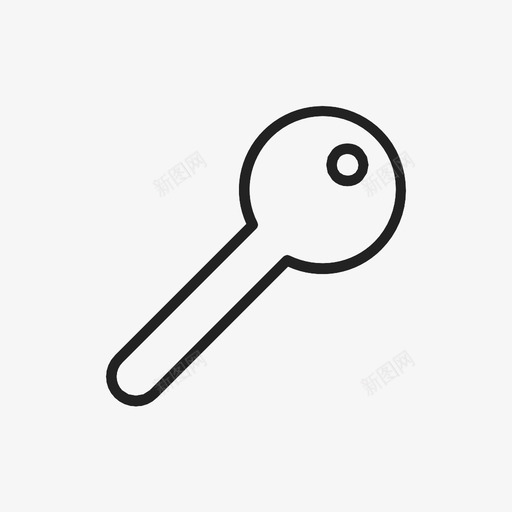钥匙门入口图标svg_新图网 https://ixintu.com 入口 安全 打开 钥匙 锁 门