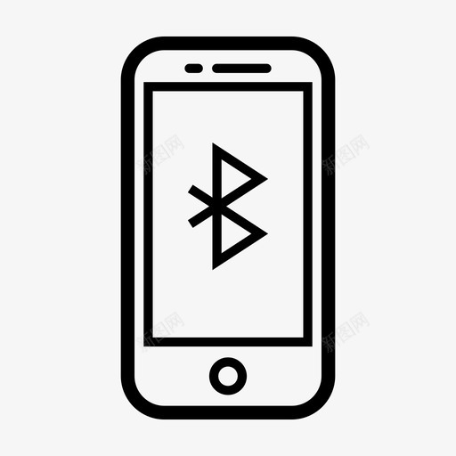 智能手机蓝牙手机图标svg_新图网 https://ixintu.com droid iphone 互联网电话 平板电脑 手机 技术 智能手机 智能手机蓝牙 蓝牙