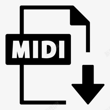 midi文件文件文件格式图标图标