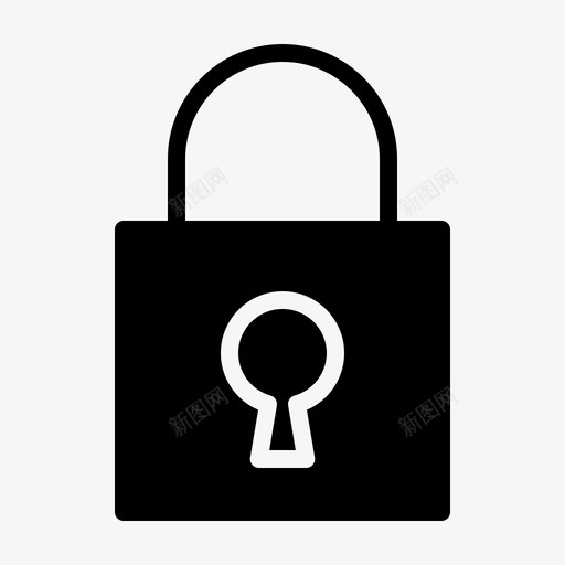 锁系统软件图标svg_新图网 https://ixintu.com 保护 加密 可用性 安全 密码 接口 操作系统 程序 系统 软件 锁