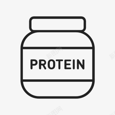蛋白质罐图标图标