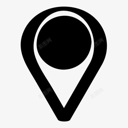 地图标记位置点svg_新图网 https://ixintu.com 位置 保留 出售 否 地图标记 点 粗体 金色
