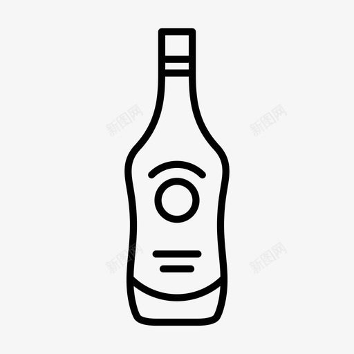 朗姆酒瓶减法符号图标svg_新图网 https://ixintu.com 减法 多重 更多 朗姆酒瓶 添加 玻璃杯和杯子 瓶子 符号 酒 酒精 马里布朗姆酒