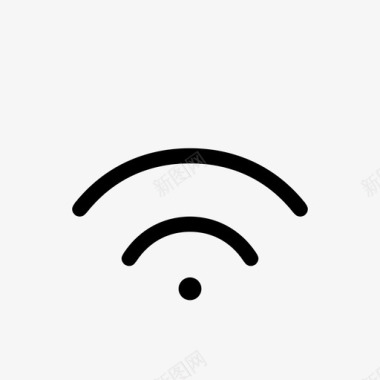 wifi信号弱信号强信号图标图标