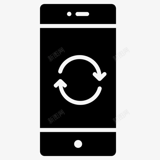 同步移动和服务第三卷图标svg_新图网 https://ixintu.com 同步 移动和服务第三卷