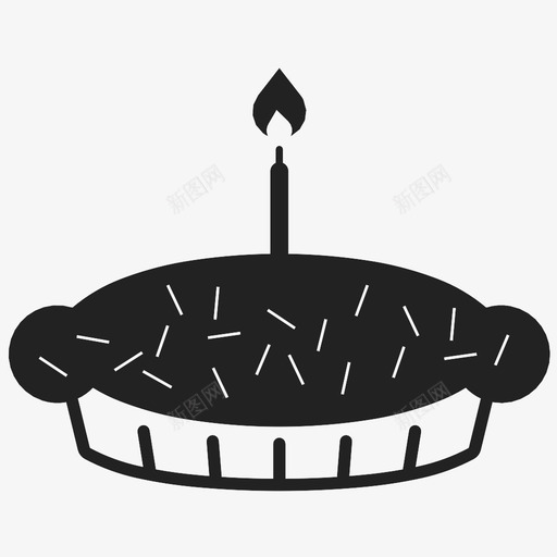 生日蛋糕代币甜食图标svg_新图网 https://ixintu.com 代币 庆祝 快乐 款待 甜食 生日蛋糕 礼物 聚会