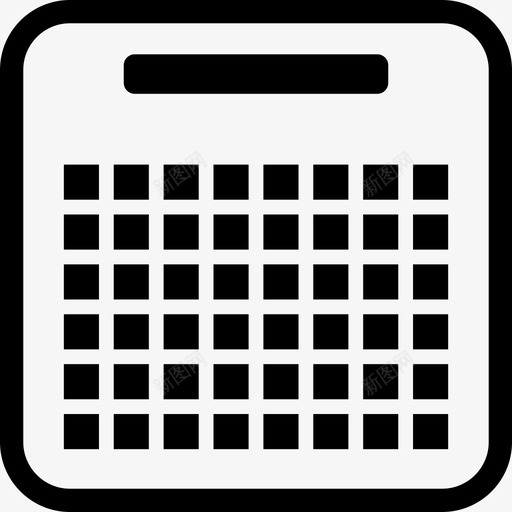 日历页面有许多方块界面日历图标svg_新图网 https://ixintu.com 日历图标 日历页面有许多方块 界面