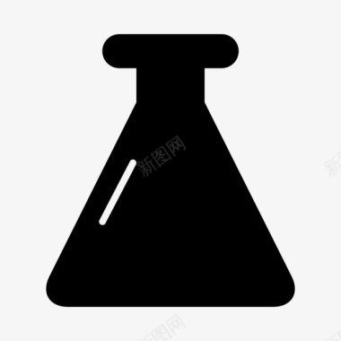 锥形烧瓶化学化学实验室图标图标