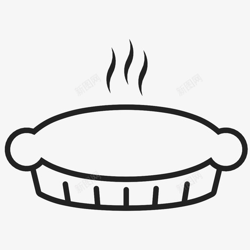 热派派对自制图标svg_新图网 https://ixintu.com 樱桃 派对 烘焙 热派 甜食 自制 苹果 蛋糕 面包皮 食物