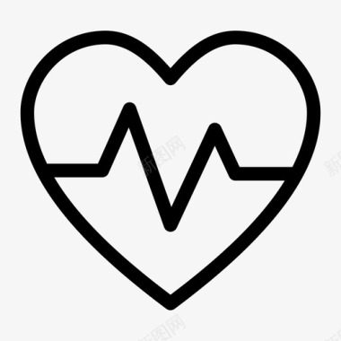 心率体征脉搏图标图标