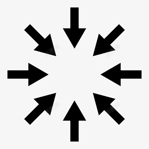 最小化推迟加号图标svg_新图网 https://ixintu.com 会合点 删除 加号 压缩 忽略 折叠 指示 推迟 最小化 箭头 调整大小
