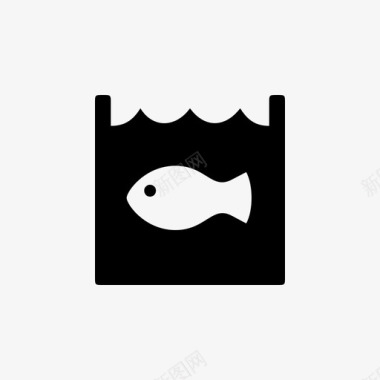 鱼缸潮汐智能手机图标图标