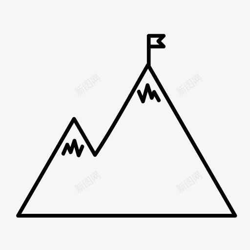 高峰信号推迟图标svg_新图网 https://ixintu.com 任务 信号 加上 山 指示 推迟 殖民 目标 高峰