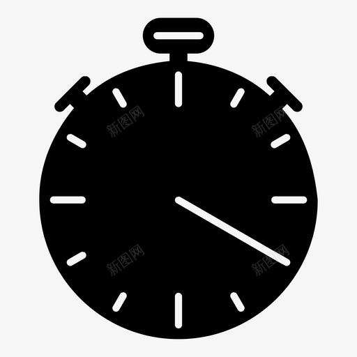 秒表20时钟持续时间图标svg_新图网 https://ixintu.com 固体收集 小工具 持续时间 时钟 时间 秒表20 计时器
