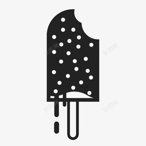 冰淇淋冰激凌甜品图标svg_新图网 https://ixintu.com 儿童 冰淇淋 冰激凌 冰糕 冷冻 口味 夏季 浇头 点心 甜品 甜点 食品