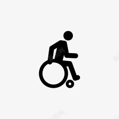 残疾人通道通用通道震颤图标图标