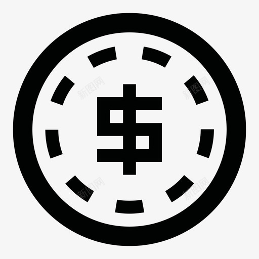 硬币派钱图标svg_新图网 https://ixintu.com 一代 有用的图标商业金融 派 清洁 烘干 硬币 美元 蛋糕 货币 钱