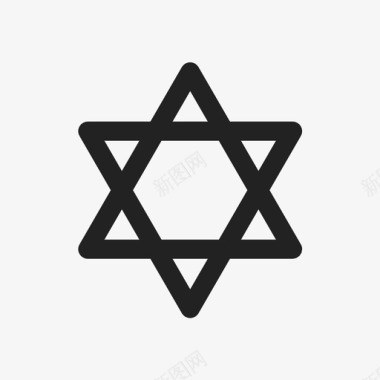希伯来语文化信仰图标图标