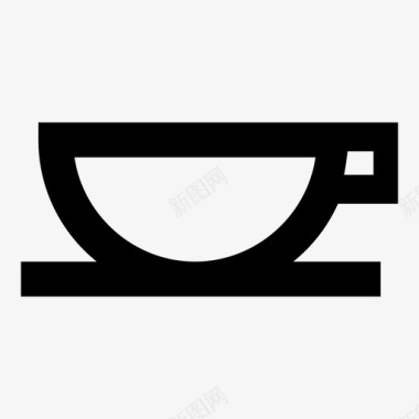 咖啡杯醒醒热咖啡图标图标