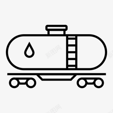 油罐来自阿拉伯火车图标图标