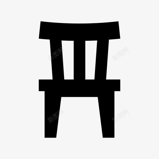椅子办公椅餐椅图标svg_新图网 https://ixintu.com 办公椅 厨房 家具 家具材料设计图标 座椅 木制 椅子 餐椅