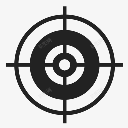 十字线信号射击图标svg_新图网 https://ixintu.com 信号 删除 前进 十字线 另一个 射击 戴安娜 标记 武器 瞄准