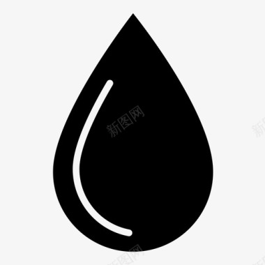 水滴水酸图标图标