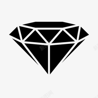 钻石石头杰作图标图标