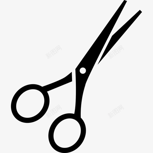 剪刀工具和用具发廊图标svg_新图网 https://ixintu.com 剪刀 发廊 工具和用具
