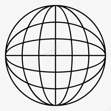 地球仪旅行球体图标图标
