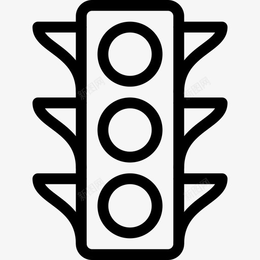 红绿灯车辆转弯图标svg_新图网 https://ixintu.com Yeld 交通线图标 停车 标志 红绿灯 行驶 车辆 转弯 道路 驾驶