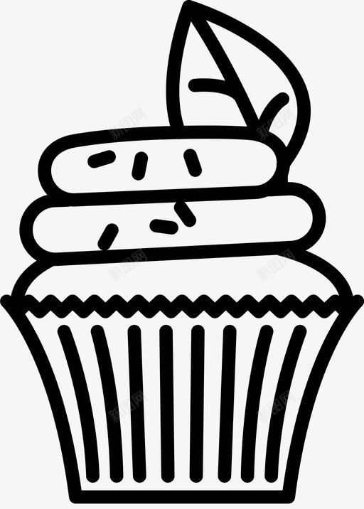 采购产品纸杯蛋糕时尚电子杂志图标svg_新图网 https://ixintu.com 奶油 时尚 服装 甜点 电子杂志 美味 补充 采购产品纸杯蛋糕 面包