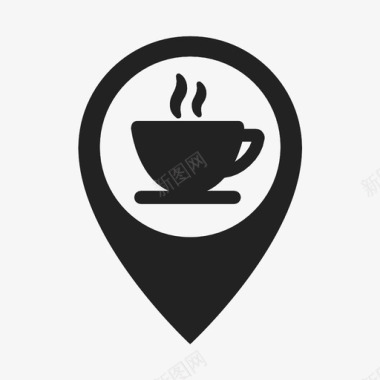 咖啡馆旅游茶图标图标
