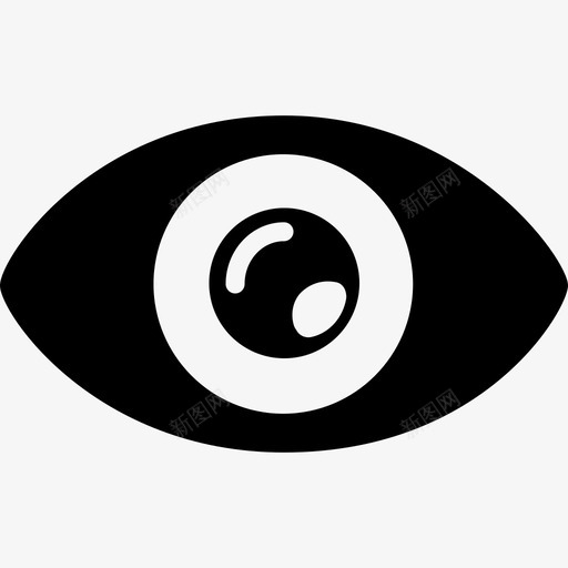 眼睛的形状形状外层空间图标svg_新图网 https://ixintu.com 外层空间 形状 眼睛的形状