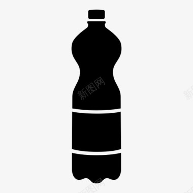 汽水瓶塑料瓶派图标图标