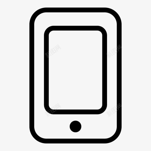 手机标志标记图标svg_新图网 https://ixintu.com 呼叫 忽略 手机 指示 智能手机 标志 标记 瘦轮廓用户界面 设备 转发