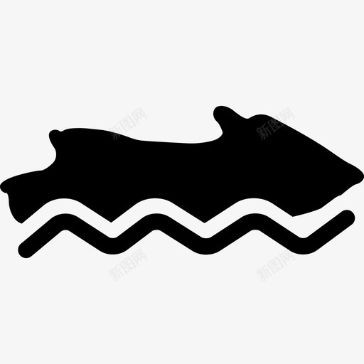 水上喷气划艇运动多种运动图标svg_新图网 https://ixintu.com 多种运动 水上喷气划艇 运动