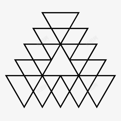 三角形加粗组合图标svg_新图网 https://ixintu.com 三角形 保留 几何形状 加粗 否 售出 堆叠 组合 覆盖 金色